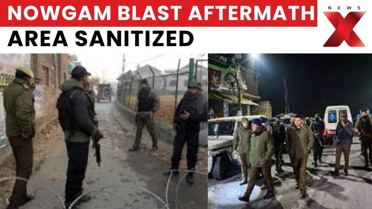 NewsX Exclusive | Nowgam Blast Aftermath: Sanitization Push Continues, Families Kept Away from Site