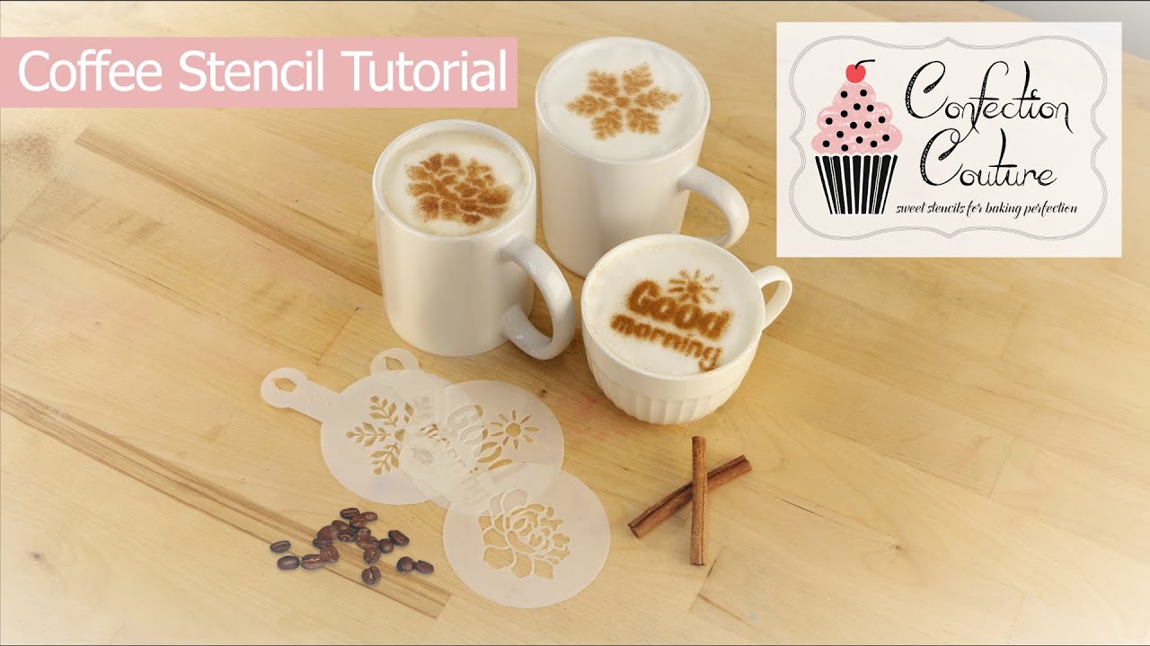 How to make a stencil for cappuccino coffee  DIY Guide to Crafting Your  Own at Home! 