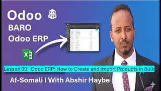 Lesson 09 | Odoo ERP: How to Create and Import Products in Bulk screenshot 4