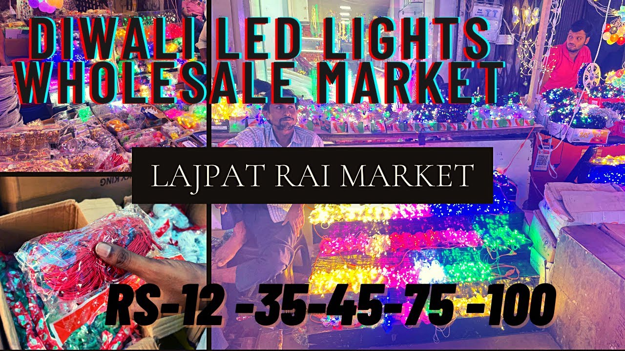 bhagirath palace Wholesale led light Market in Delhi YouTube