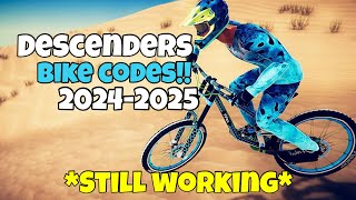 ALL DESCENDERS BIKE CODES 2023-2024 | WORKING