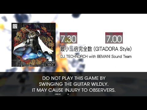 【GITADORA EXCHAIN Guitarfreaks】 最小三倍完全数 (GITADORA Style) EXTREME Guitar & Bass