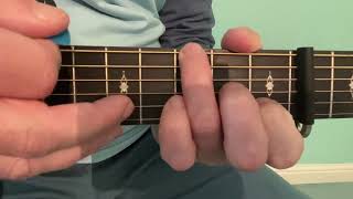 G Chord with One Finger - Pauric Mather