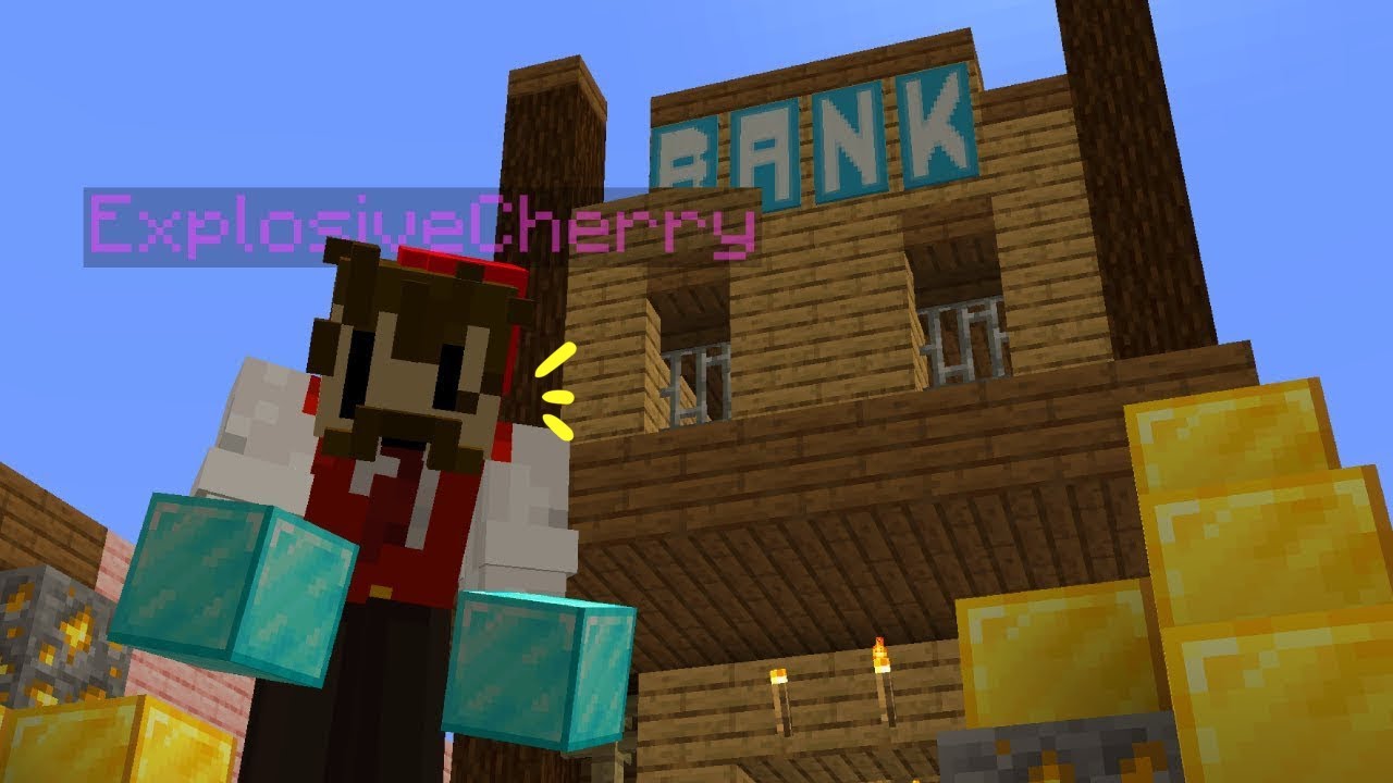 Opening a Bank in minecraft.
