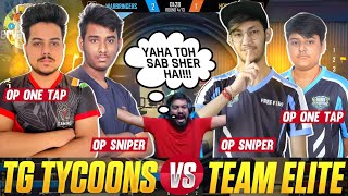 TEAM ELITE VS TG TYCOONS 😱 1V4 - Clash squad Practice Room | OP REACTION | ROCKY & RDX HIGHLIGHTS