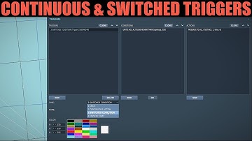 Mission Editor: What Do CONTINUOUS And SWITCHED Triggers Do? | DCS WORLD