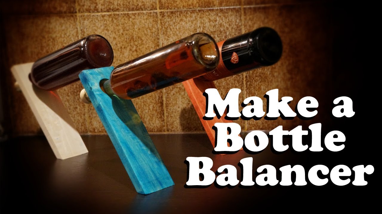 Make a bottle balancer from pallet wood -  2017 Pallet Up Cycle Challenge.