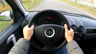 2016 LADA LARGUS ФУРГОН 1.6 (87) POV TEST DRIVE