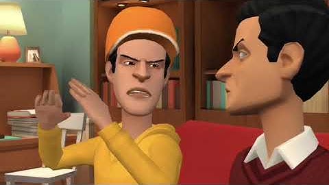 Robbie Rotten forces Billy The LazyTown Hero Guy to listen to the I love you  song and gets grounded