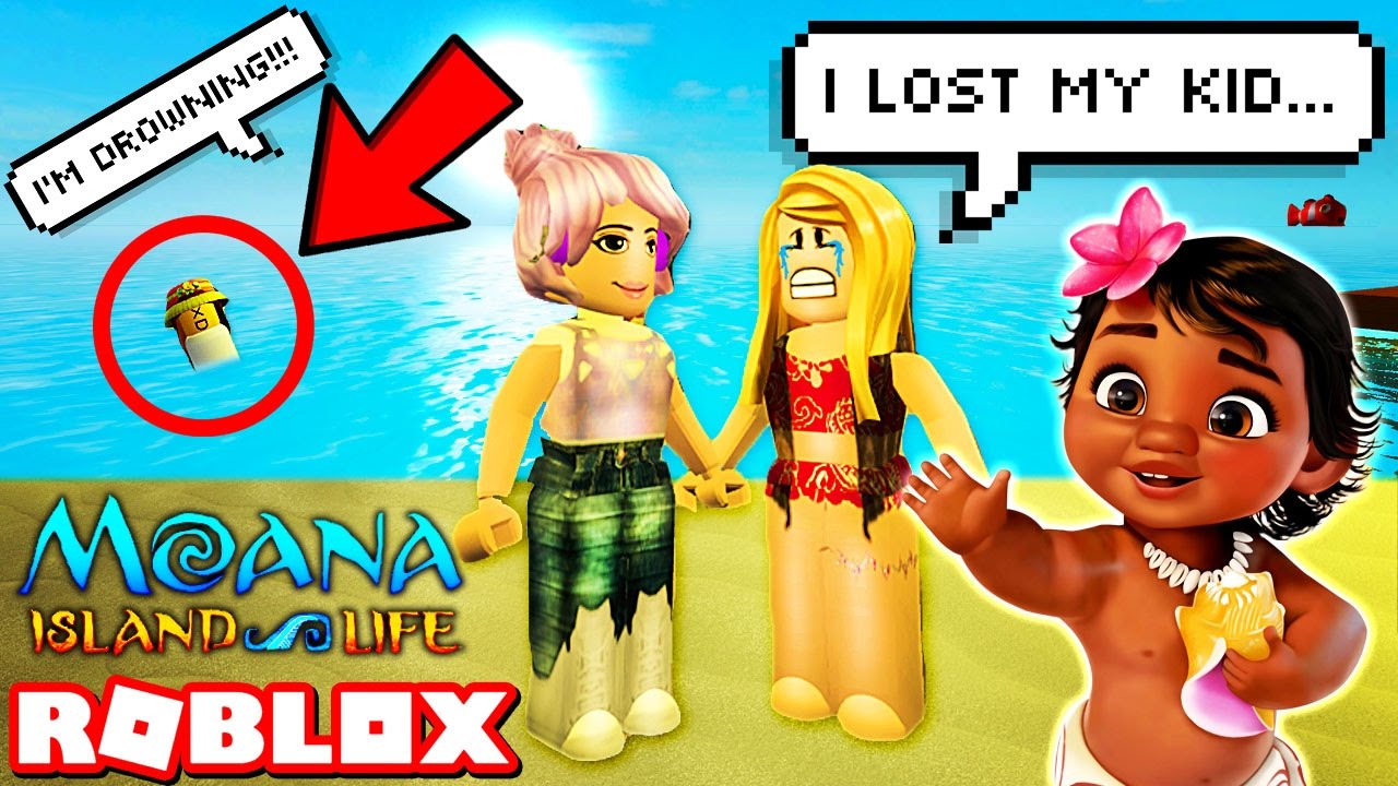 Roblox Moana Island Life She Lost Her Baby Moana Island Life Roblox Roleplay Youtube - let s play roblox disney moana island adventure