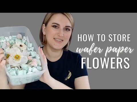 How to Store Gumpaste and Wafer Flowers | Anna Astashkina