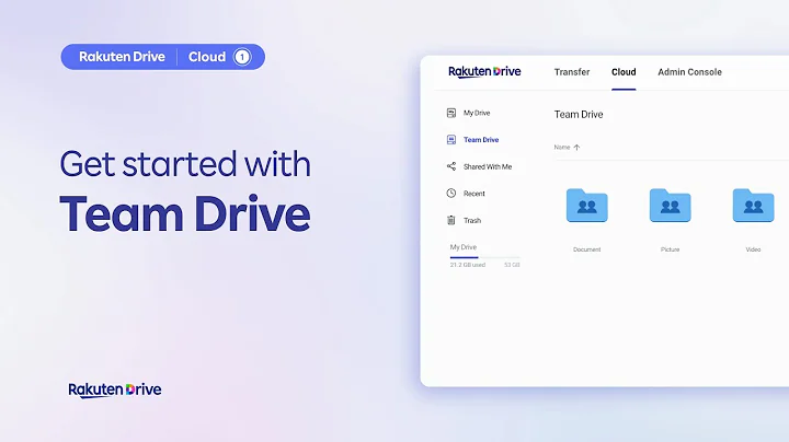 Get started with Team Drive | Rakuten Drive Guide