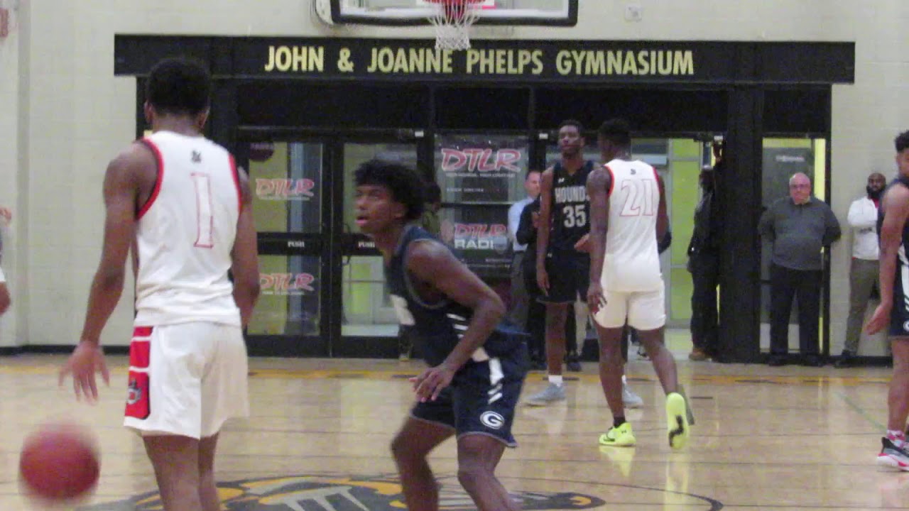 Obiajulu basket/Hinds jumper Gilman/City basketball Baltimore Hoops