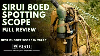 SIRUI Beyond 80ED Spotting Scope Review | Carbon Fiber Tripod ST-124+VA-5X Best Budget Scope in 2025