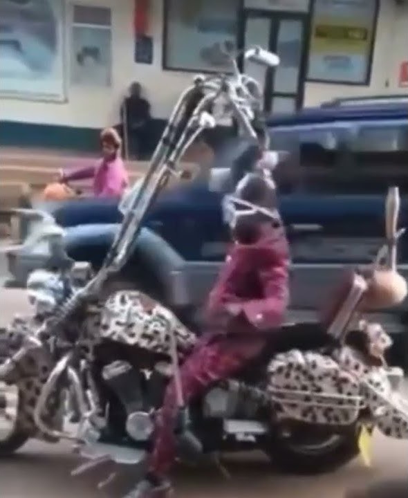 CHECK THIS OUT:  CUSTOM APE HANGER HARLEY DAVIDSON BIKE!!! #shorts