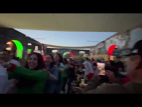 Fan celebrate at The Ruins’ first Mexico World Cup watch party