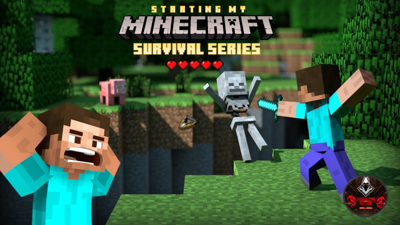 Starting my Survival series in Minecraft PE Ep#1 - YouTube