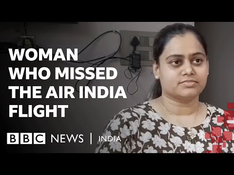 'Traffic saved me': Student missed Air India crash by just 10 minutes | BBC News India