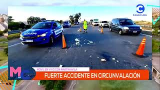 Fuerte accidente en Circunvalación