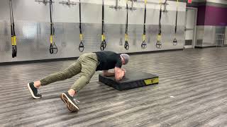 Low-Plank Toe-Taps