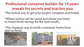Container Home Making: How to build Shipping Container Home DIY