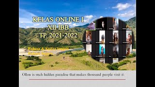 Kelas Online I XII IBB-Bahasa & Sastra Inggris - Bahasa Inggris Kelas 12 TP. 2021-2022