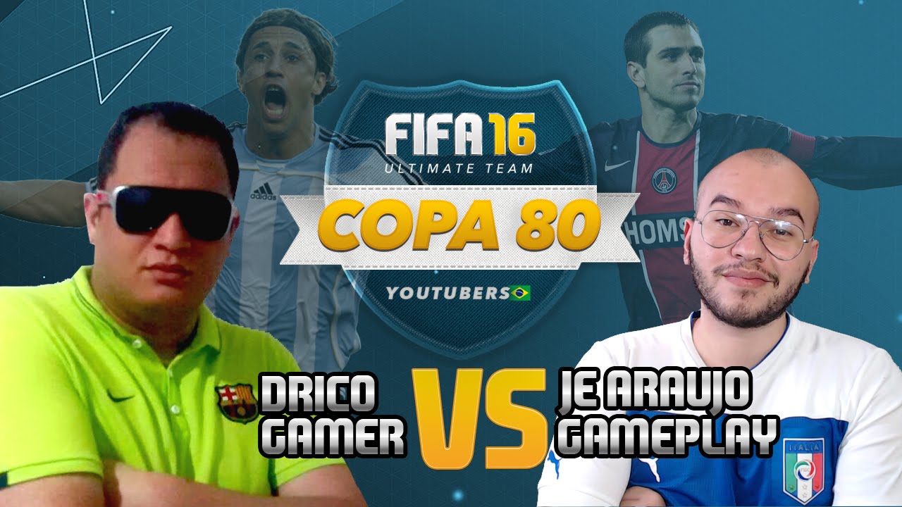 COPA 80 - DRICO GAMER VS JE ARAUJO GAMEPLAY -SETIMA PARTIDA DA COPA ...