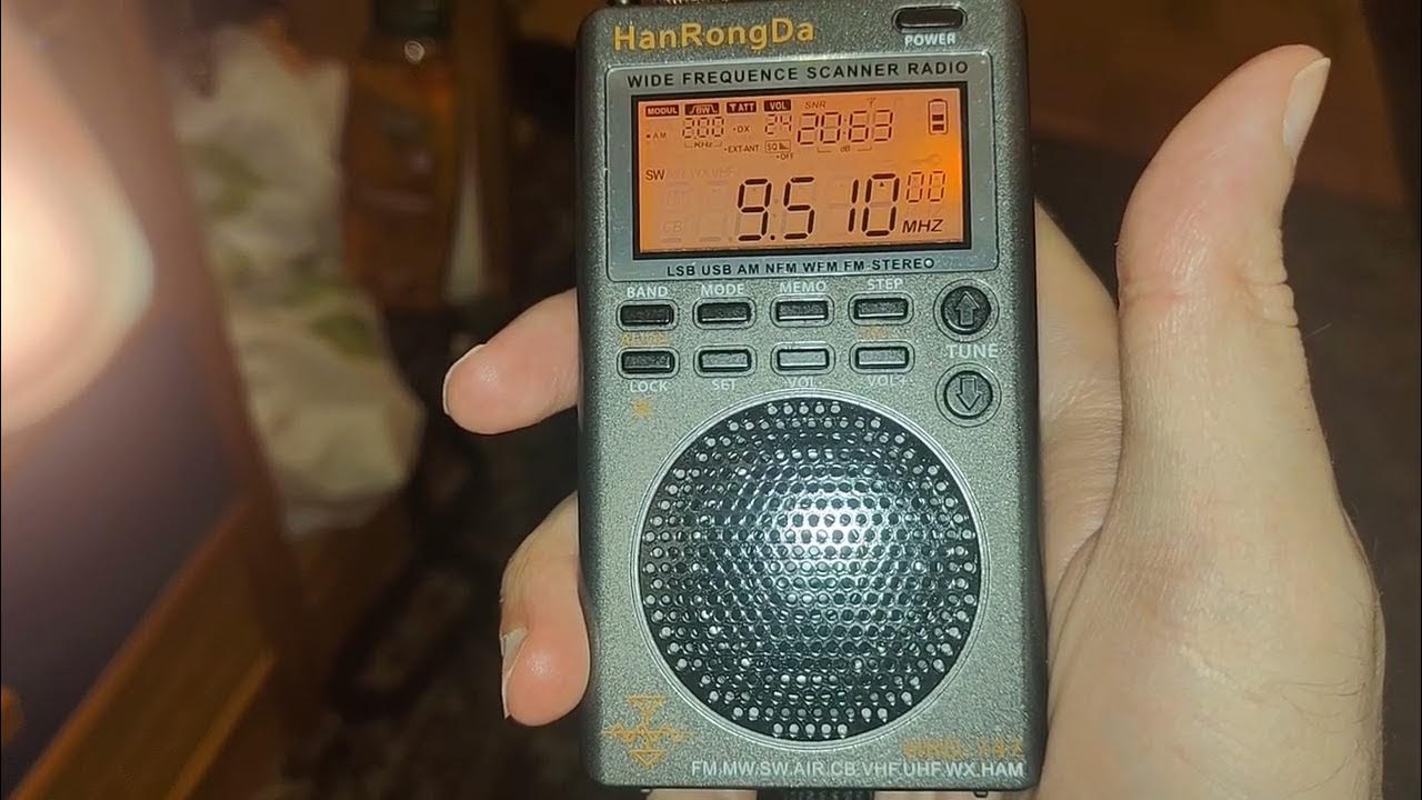 HanRongDa hrd 747 9.510 MHz am YouTube