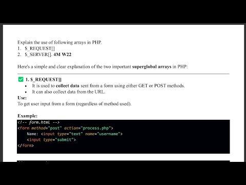 5.3 - Superglobal Arrays - $_REQUEST[], $_SERVER[] - WP