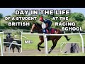 Day in the Life at The British Racing School // Training as a Student Jockey