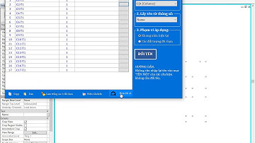 Gắn tên cho các cấu kiện cột, dầm, sàn,...