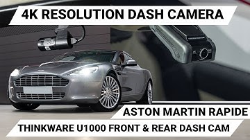 Thinkware U1000 4K Dash Cam Installation on Aston Martin | Expert Review & Features