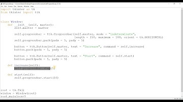 Tkinter ttk ProgressBar Tutorial