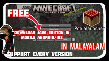 how to download Minecraft Java edition in mobile in free in Malayalam | Pojavlauncher | M I  M Gamer