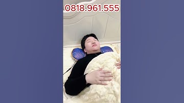 Gối ngải cứu cắm điện làm nóng, giúp thư giãn vùng cổ vai gáy, cải thiện giấc ngủ