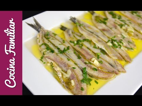 Anchoas al ajillo maceradas con vinagre de Jerez paso a paso | Recetas caseras de Javier Romero