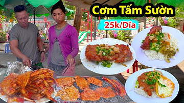 Phát Hiện Quán Cơm Tấm Sườn Cọng Ngon Rẻ Nhất Sài Gòn Cơm Sườn 25k  Còn Tặng Cơm Thêm Miễn Phí