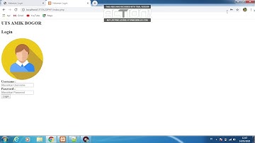 PHP - form login menggunakan array