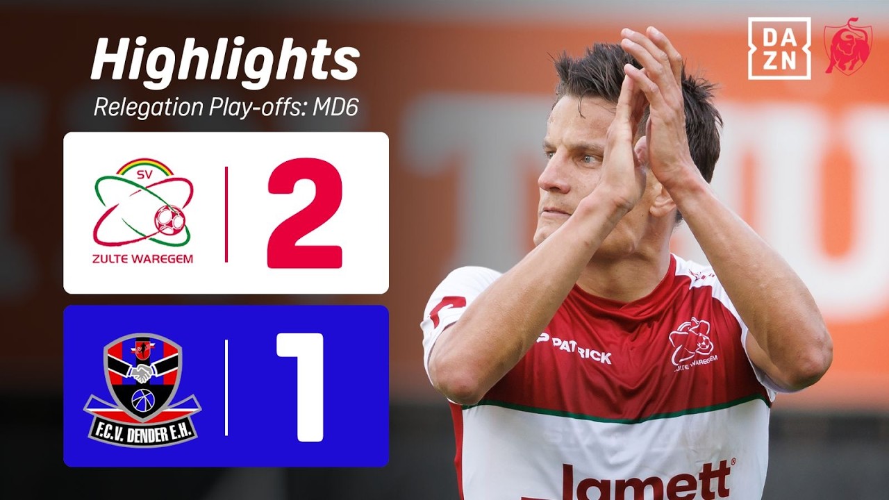 Zulte Waregem sluit de Relegation Play-offs ongeslagen af. 🫡✅ | Zulte Waregem - FC Dender