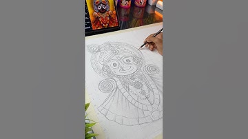 Lord Jagannath Drawing ⭕️❗️⭕️#shorts #jagannath #rathyatra #art #drawing #jagannathpuri