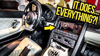 My Cheap Lamborghini Gets A Crazy Cheap Radio (And It's AWESOME?!)