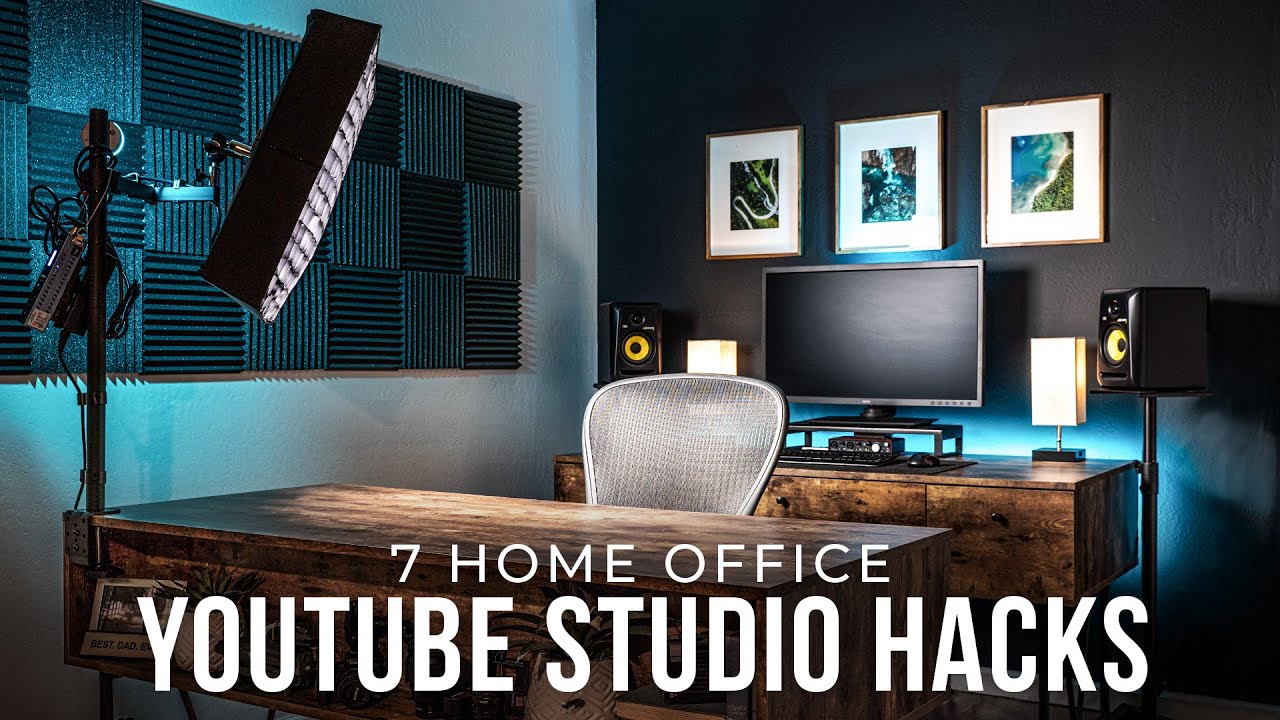 7 Tips to Streamline a Small Studio Space (My  Office Setup Tour) 