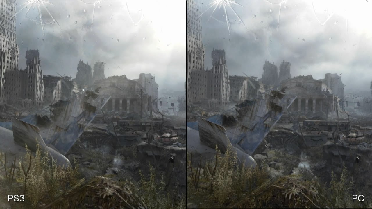 Metro Last Light: PS3 vs. PC - YouTube