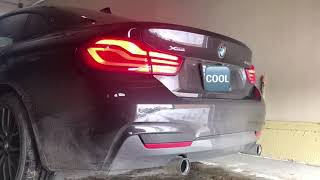 2018 BMW 440I M PERFORMANCE EXHAUST START UP AND REV