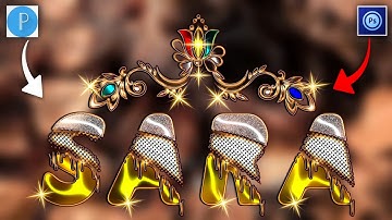 Glass font editing name in pixellab ps touch How to make glass font  editing 2022 - Zarraq Creation