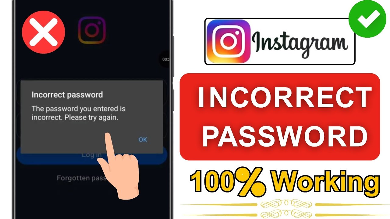 Instagram Incorrect Password Error? Fix Login Problem Fast (2026 Guide)