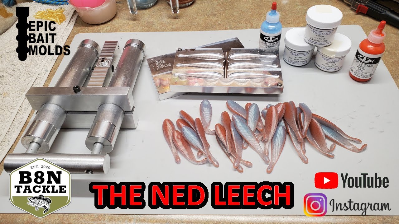 THE NED LEECH (Epic Bait Molds) 