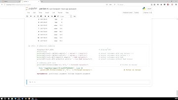 Python Pandas - advanced indexing #11