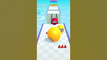 Ball Run 2048 🎱 40 Level Gameplay Walkthrough | Best Android, iOS Games #shorts