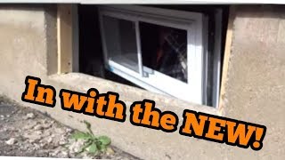 Remodeling A Foreclosure! (Part 2) New Basement Windows